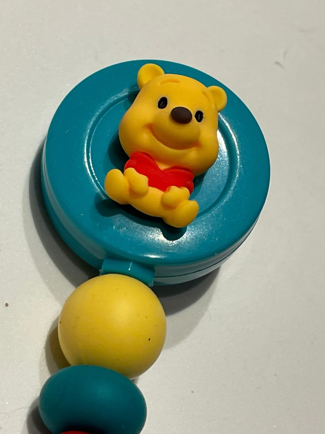 Winnie the Pooh, Pooh Bear, Disney, Name Badge Reel, Custom ID Badge ...