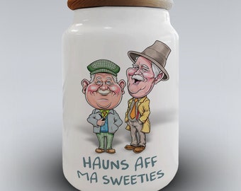 Auld Pals - Hauns Aff Ma Sweeties - Small Storage Jar