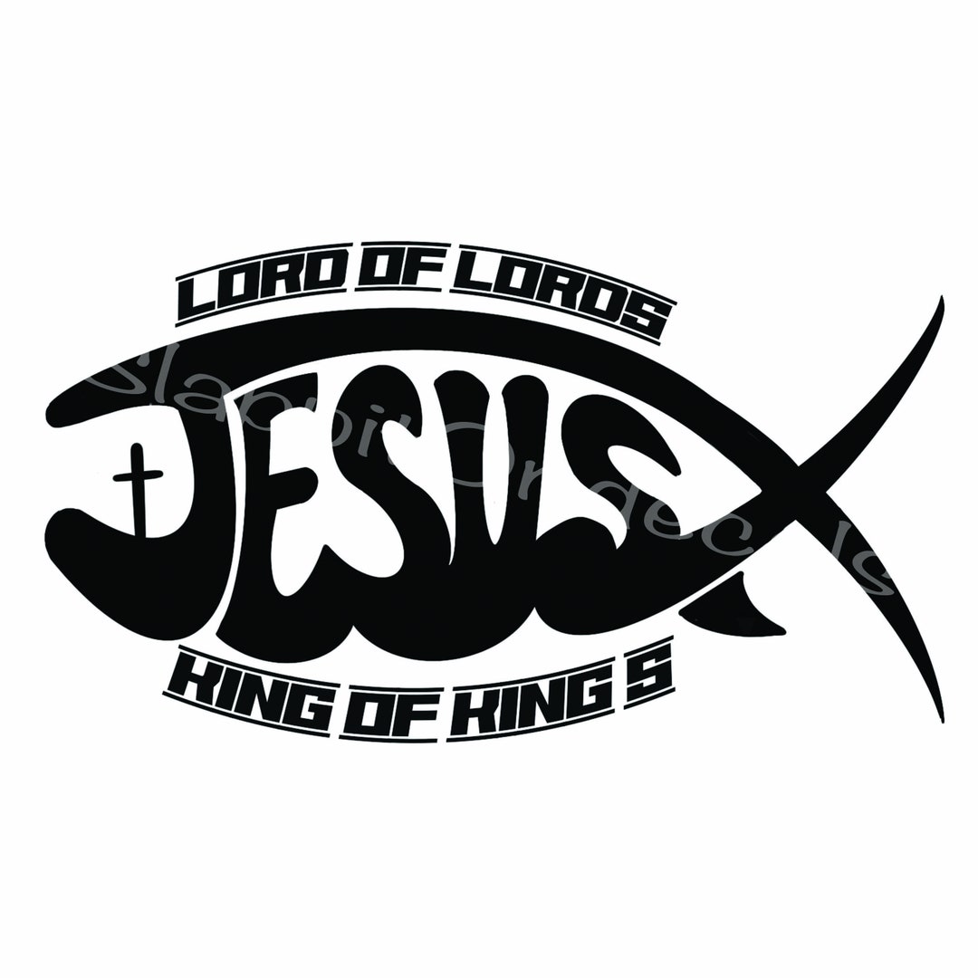 2 Pack Jesus Fish Sticker, Decal, Christian, Religious, God, Praying ...