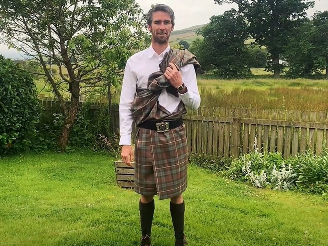 Men Great Scottish Tartan Kilt Highland Traditional 16th - Etsy
