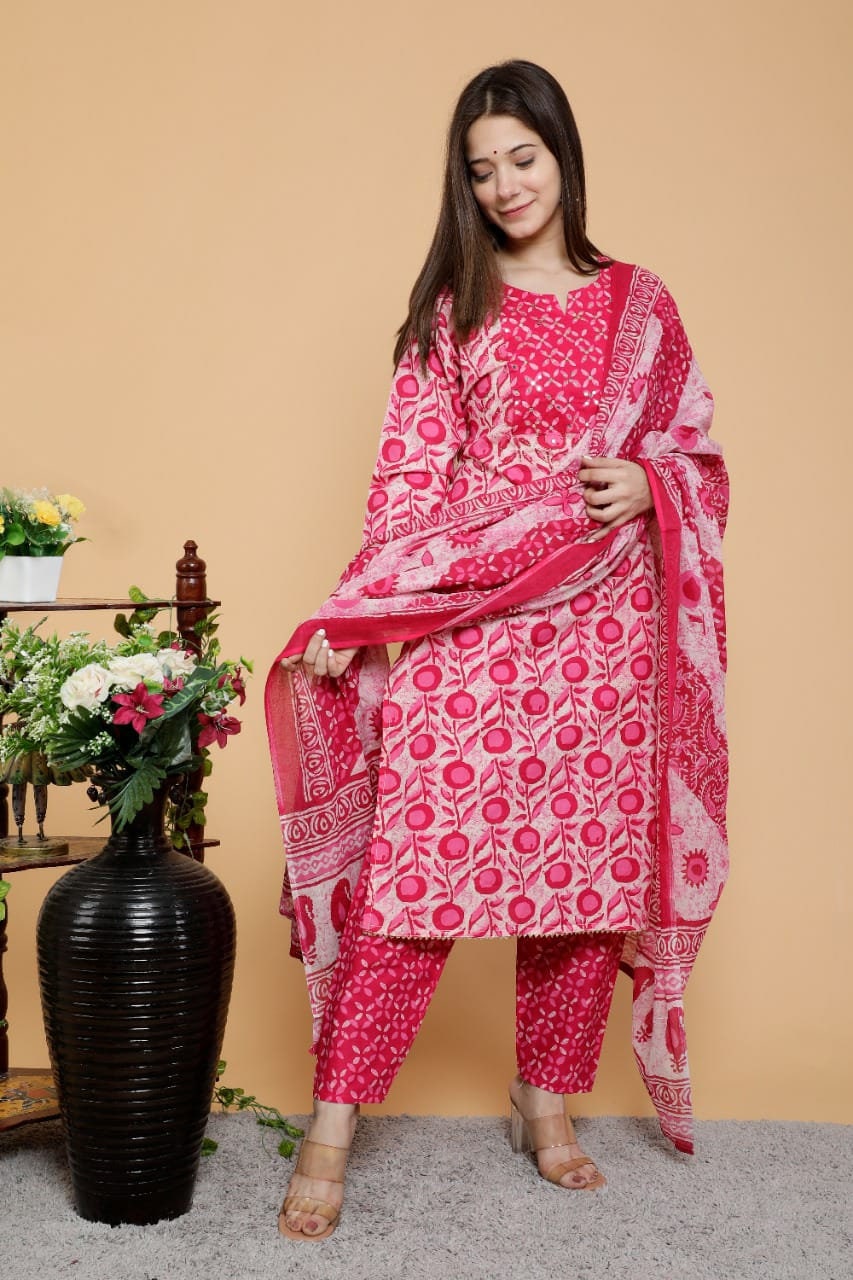 Beautiful Cotton Straight Kurti Pant 