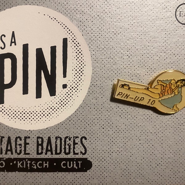 Retro Sexy Pin up 10 Girl pin badge