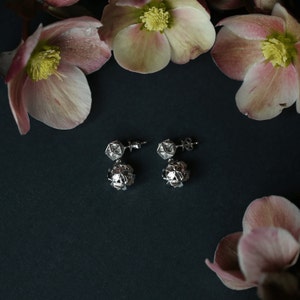 Sterling Silver Bouquet Earrings | Anniversary | Wedding | Gender Neutral | Jewelry Gift | HanJi Jewelry®