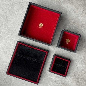 Luxury Jewelry Box | Italian Made | Velvet Necklace/Earring/Ring Box