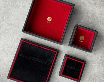 Luxury Jewelry Box | Italian Made | Velvet Necklace/Earring/Ring Box