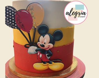 Globo Mickey Mouse SVG, Mickey SVG, descarga instantánea, diseño de archivo de corte, diseño de camiseta, camiseta de cumpleaños SVG, png