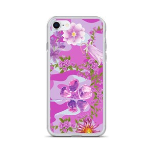 Floral Camo iPhone Case, iPhone Case, Pink Phone Case, iPhone 13 Case, Electronics, Phone Accessories, Accessories, Cell Phone Case