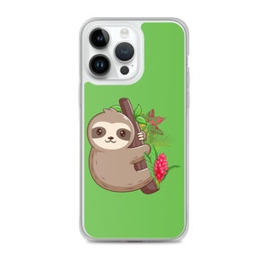 Sloth on Case for iPhone®, Cute Phone Case, Electronic Covers, Phone Accessories, Sloth Print , Accessories, Phone Case, Phone Cover
