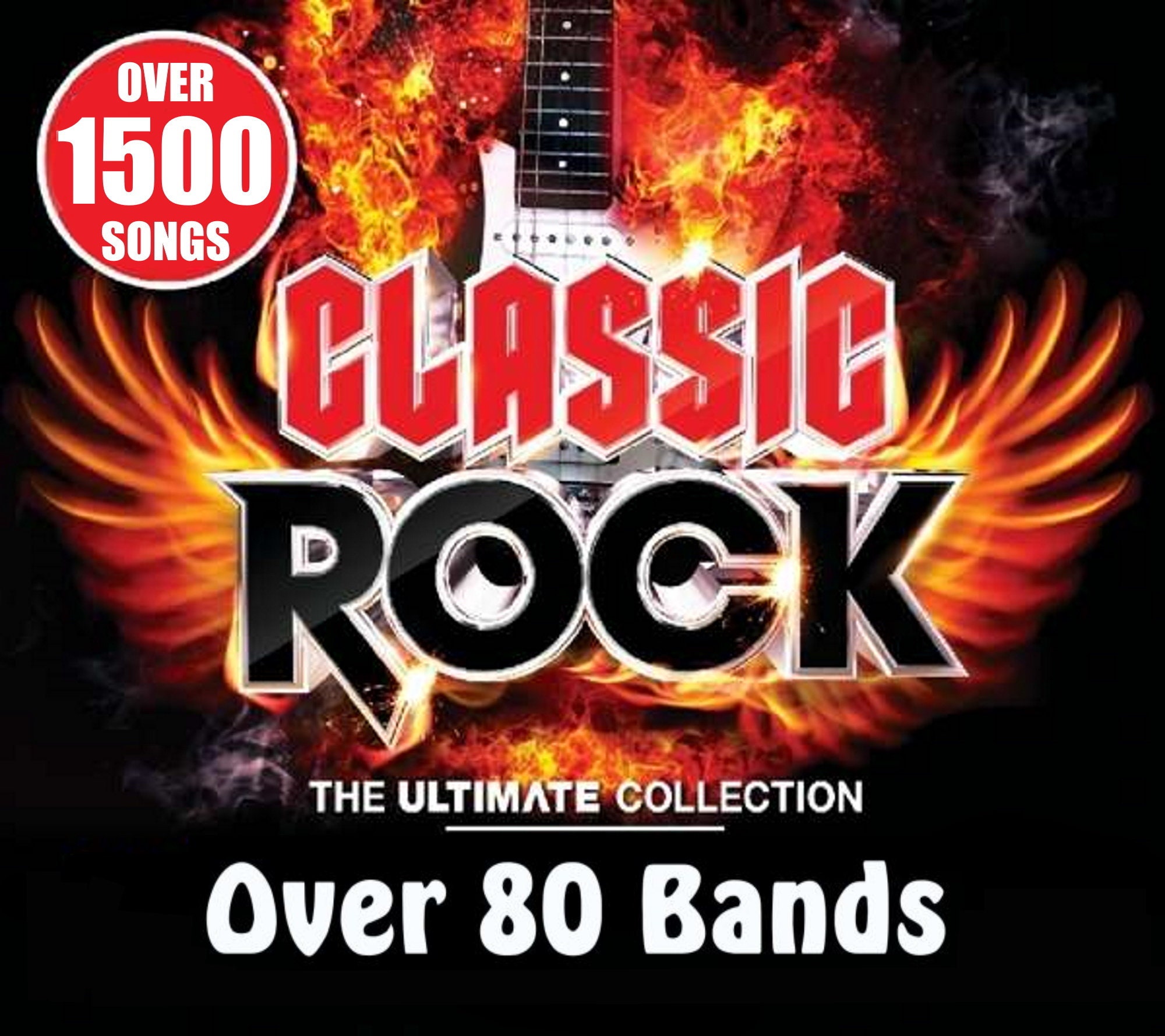 Static collection. Rock CD. #100 Hits Rock. Classic Rock. 5 Rocks.