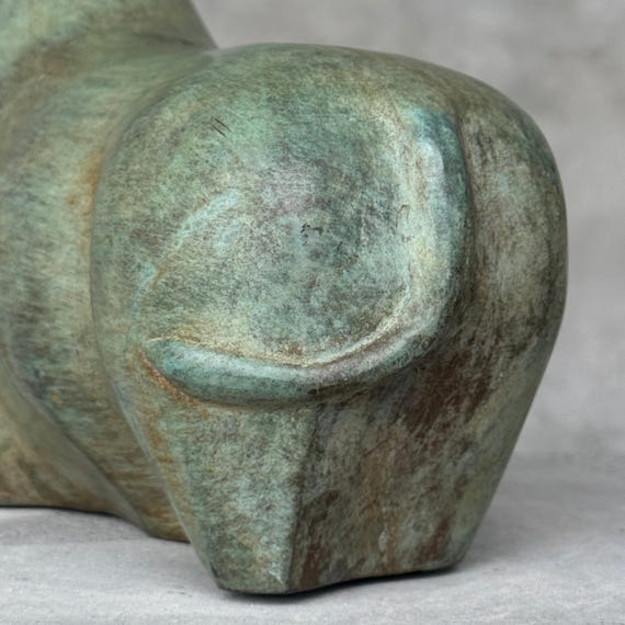 méga grand taureau en bronze poli avec patine noire statue