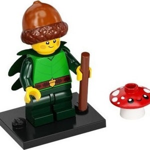 Lego Serie 22 Sammelfigur Basteln, Partytasche Spielzeug, Cracker Geschenk Pferde Roboter Elfe Chilli Rollstuhl Waschbär Kostüm Forest Elf 71032