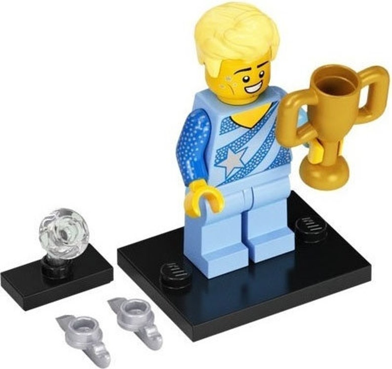 Lego Serie 22 Sammelfigur Basteln, Partytasche Spielzeug, Cracker Geschenk Pferde Roboter Elfe Chilli Rollstuhl Waschbär Kostüm LEGO Figure Skater