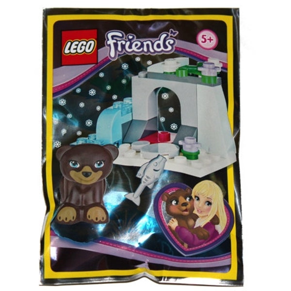 Lego Freunde Folienpackung Mini Basteln Adventskalender Spielzeug Cracker Geschenke - Kätzchen Felix Eiswagen VögelnEst (1 geliefert)