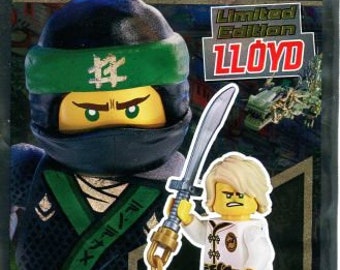 Choose a LEGO Ninjago Foil Pack Minifigure Models Crafts Advent Calendar Toys Cracker Gifts - Lloyd Nya Mr Wu Kai Zane Cole Jay (1 Supplied)