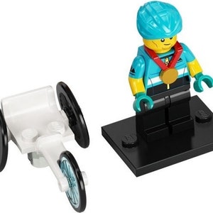 Lego Serie 22 Sammelfigur Basteln, Partytasche Spielzeug, Cracker Geschenk Pferde Roboter Elfe Chilli Rollstuhl Waschbär Kostüm Wheelchair Racer