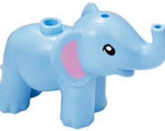 LEGO Friends Animal Minifigures Pack of 5 Different Model Baby Creatures - Cards, Advent Calendar Toys, Cracker Gifts - Raccoon Flamingo Pig