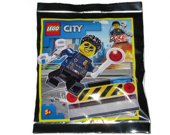 Wybierz LEGO City Foil Pack Minifigure Crafts Birthday Party Bag Toys Cracker Gifts - Strażak Policjant Nurek Astronauta Lekarz (1 w zestawie)