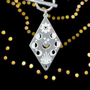 Celestial Diamond - Wiccan, Witchy, Spiritual, Unique, Zodiac, Third Eye, Mystic, Supernatural, Metaphysical, Enlightened, Protection, Love