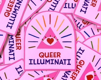 Queer Illuminati sticker