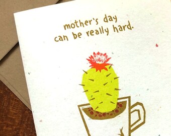 Mother's Day can be really hard | Mother's Day card