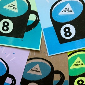 8-ball coffee print