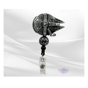 Badge Reel - Alloy/Metal - retractable Badge Reel with Alligator or Belt Clip.