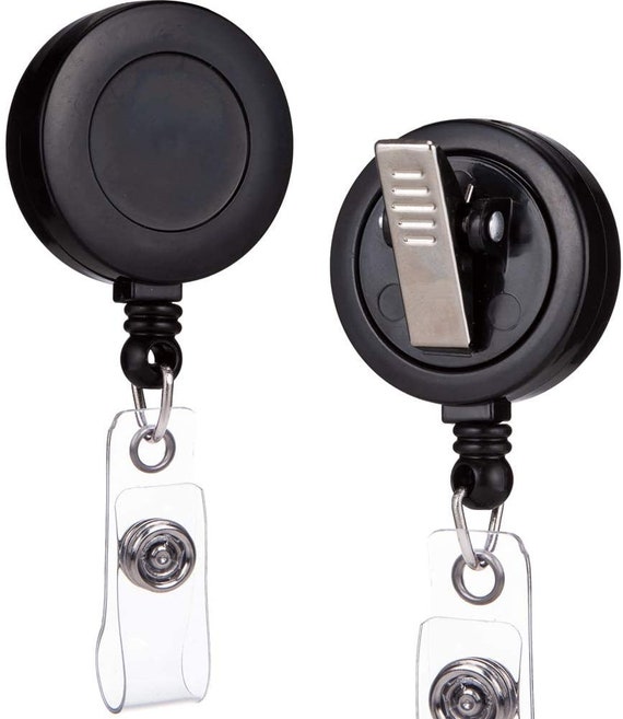 Woman Retractable Badge Reel With Alligator Clip. Great for Anyone