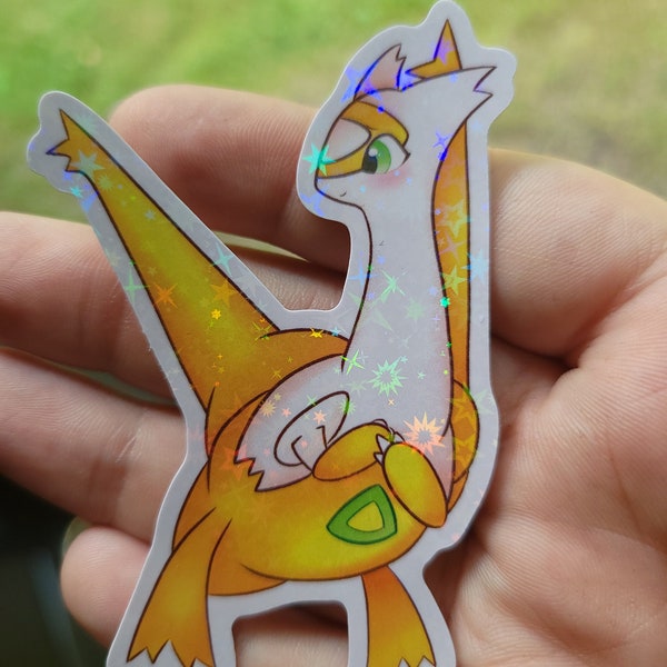 Shiny Latias- Star Foil Pokemon Sticker