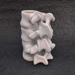 Spine-Shaped Ceramic Mug,Anatomical Coffee Cup,Creative White Vertebra Design, Medical Anatomy Unique Gift, Graduation Gift, Goth Home Decor