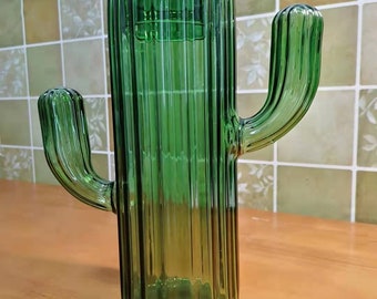 Hand blown Cactus Glass Jar Tea Can Candy Jar Glass Storage Containers Glass Decoration Ornaments
