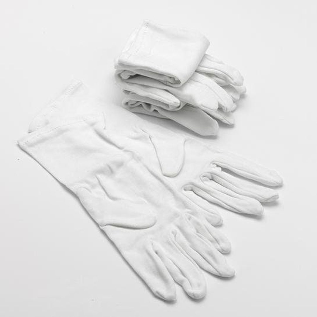 Cotton Gloves Dry Skin White Gloves DERMATOLOGICAL Etsy