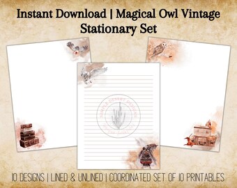 harry potter stationary printable etsy new zealand