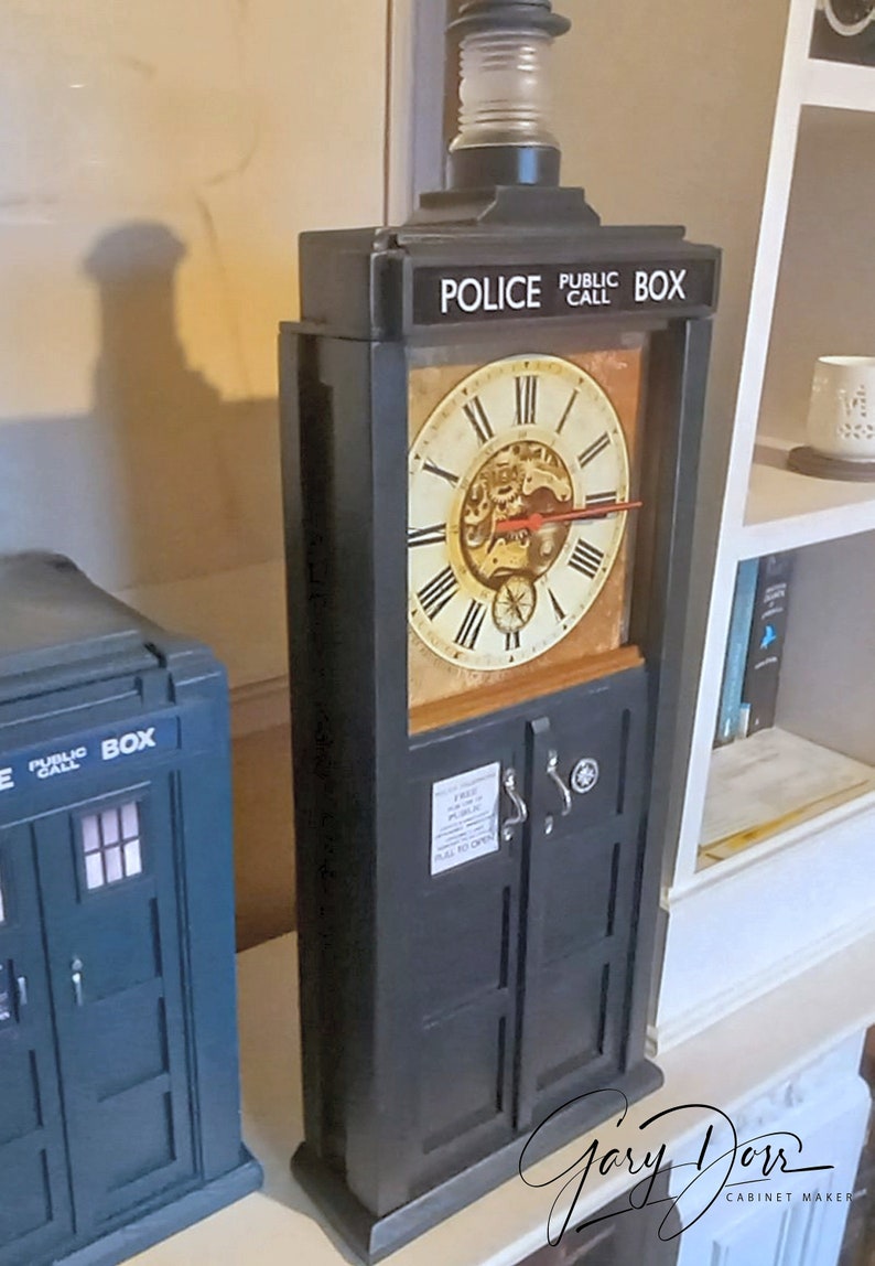 TARDIS Inspired Wall Clock image 2