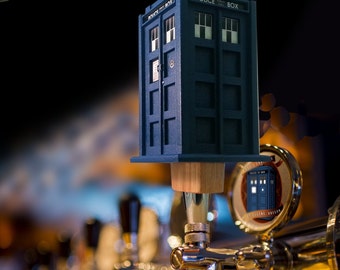 TARDIS Inspired Beer Tap Handle