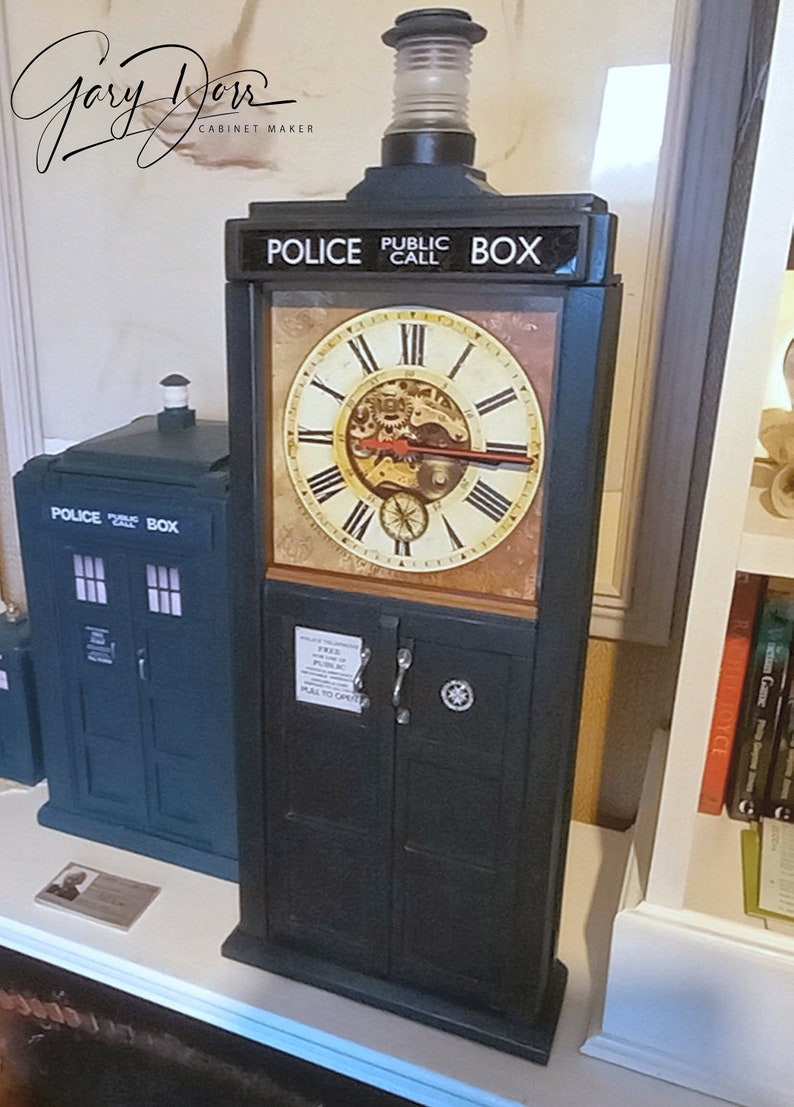 TARDIS Inspired Wall Clock image 3