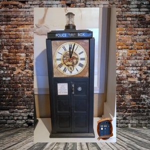 TARDIS Inspired Wall Clock image 1