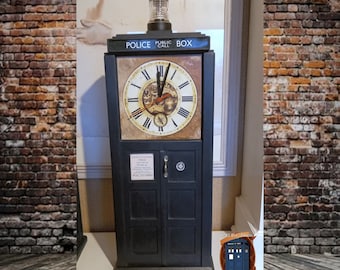 TARDIS Inspired Wall Clock