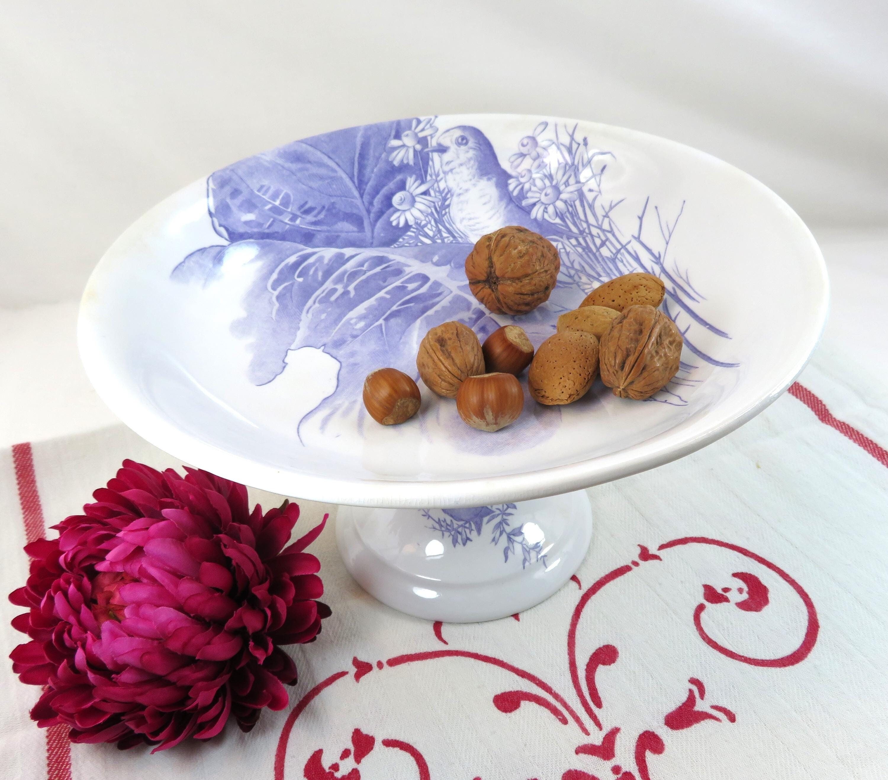 マーストリヒト陶器会社の美しいコンポティエ、19世紀後半 - Etsy 日本