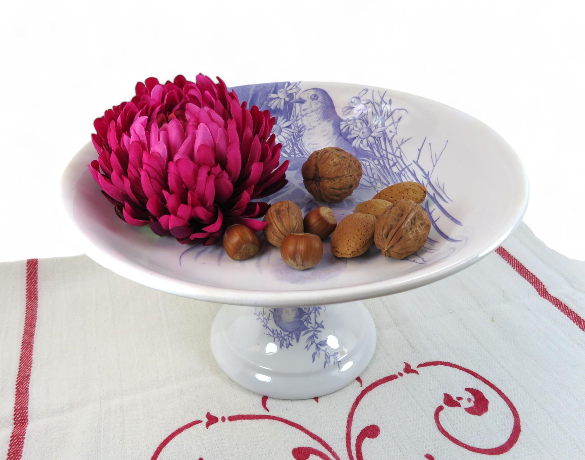 マーストリヒト陶器会社の美しいコンポティエ、19世紀後半 - Etsy 日本