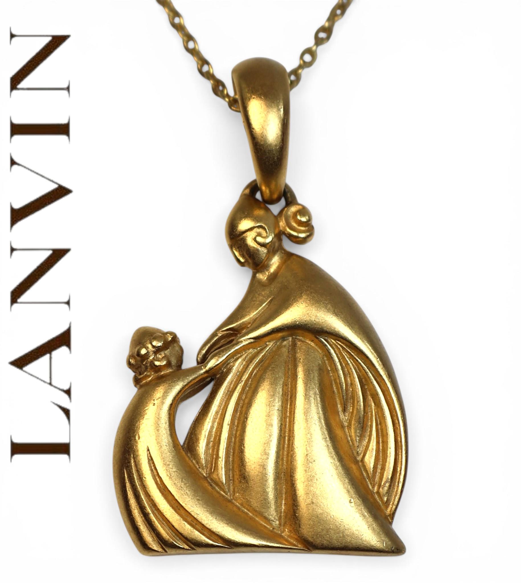 ランバン　LANVIN チャームネックレス　アルベール・エルバスデザイン ランバン LANVIN チャームネックレス アルベール・エルバスデザイン