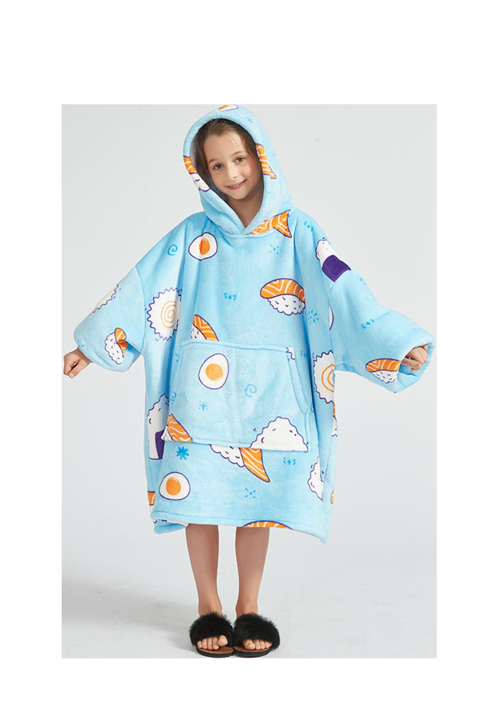 KIDS Oversized Blanket Hoodies Sushiverse DELUXE STYLE Etsy UK