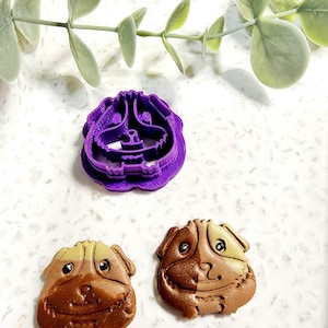 Cute Guinea Pig Cutter, polymer clay, cutter, small animal