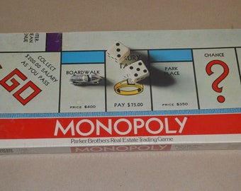 Monopoly Board Game 1975 Replacement Parts & Pieces Vintage Parker Brothers #9 