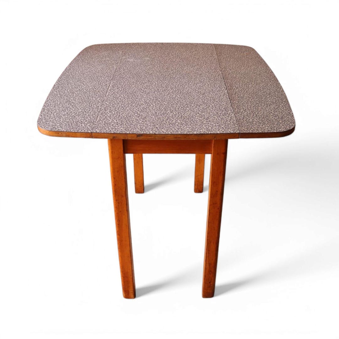 Mid Century Drop Leaf Formica Top Kitchen Dining Table - Etsy UK