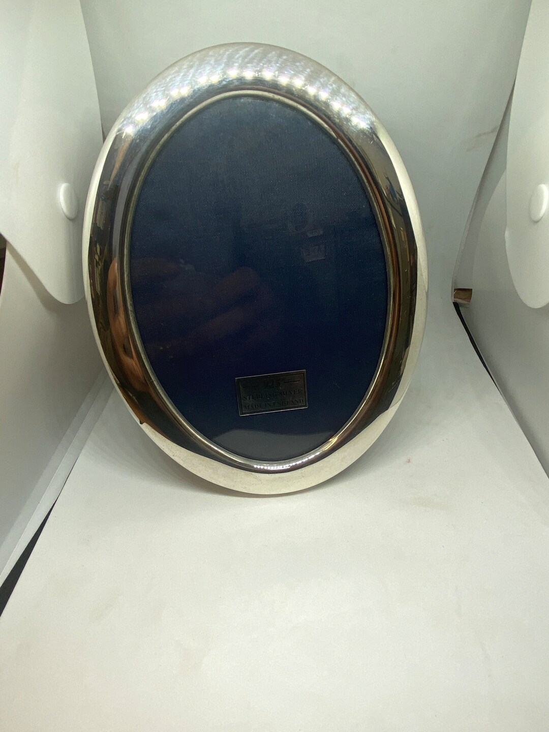 Silver-Plated Ornate Oval Photo Frame main image 1