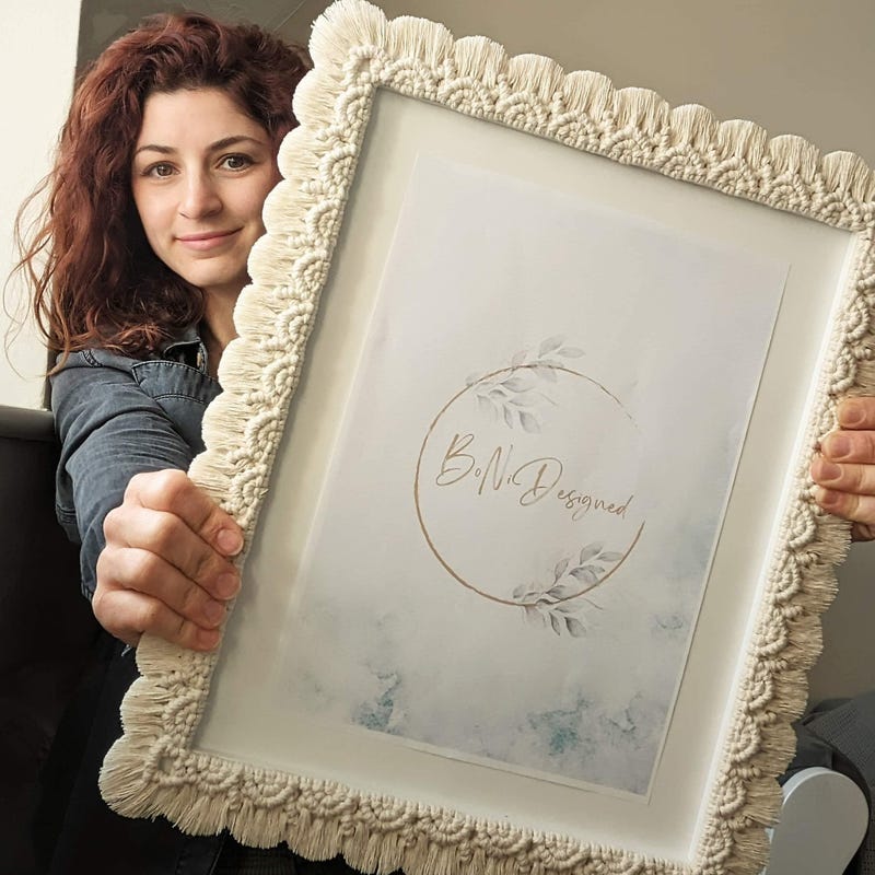 Boho Picture Frame - Etsy