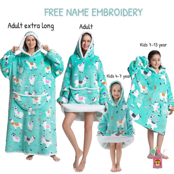 Double Layer Sherpa Energy Saving Hoodie Blanket for Adults and