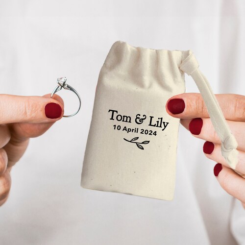 Wedding Ring Pouches Tiny Boho Wedding Ring Bag Wedding Etsy