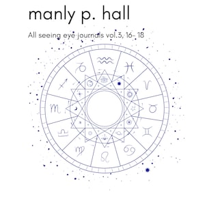 All Seeing Eye Masonic Journal - Manly P. Hall Publication ésotérique rosicrucienne et occulte Volume 3, numéros 16-18 Téléchargement instantané PDF numérique