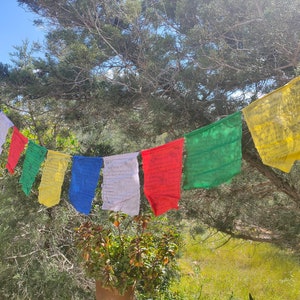 Small Tibetan Prayer Banner